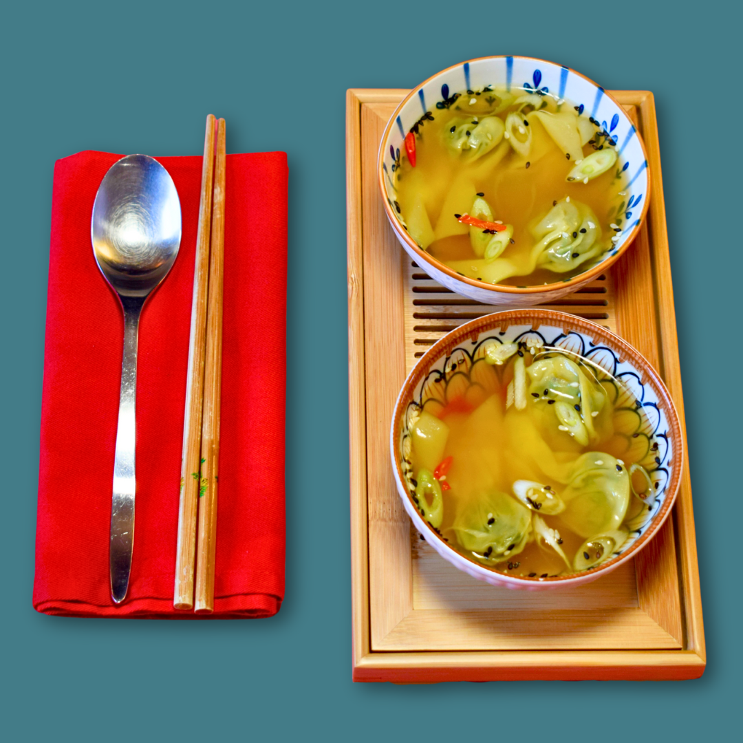 Vegetable Wonton Soup x 2