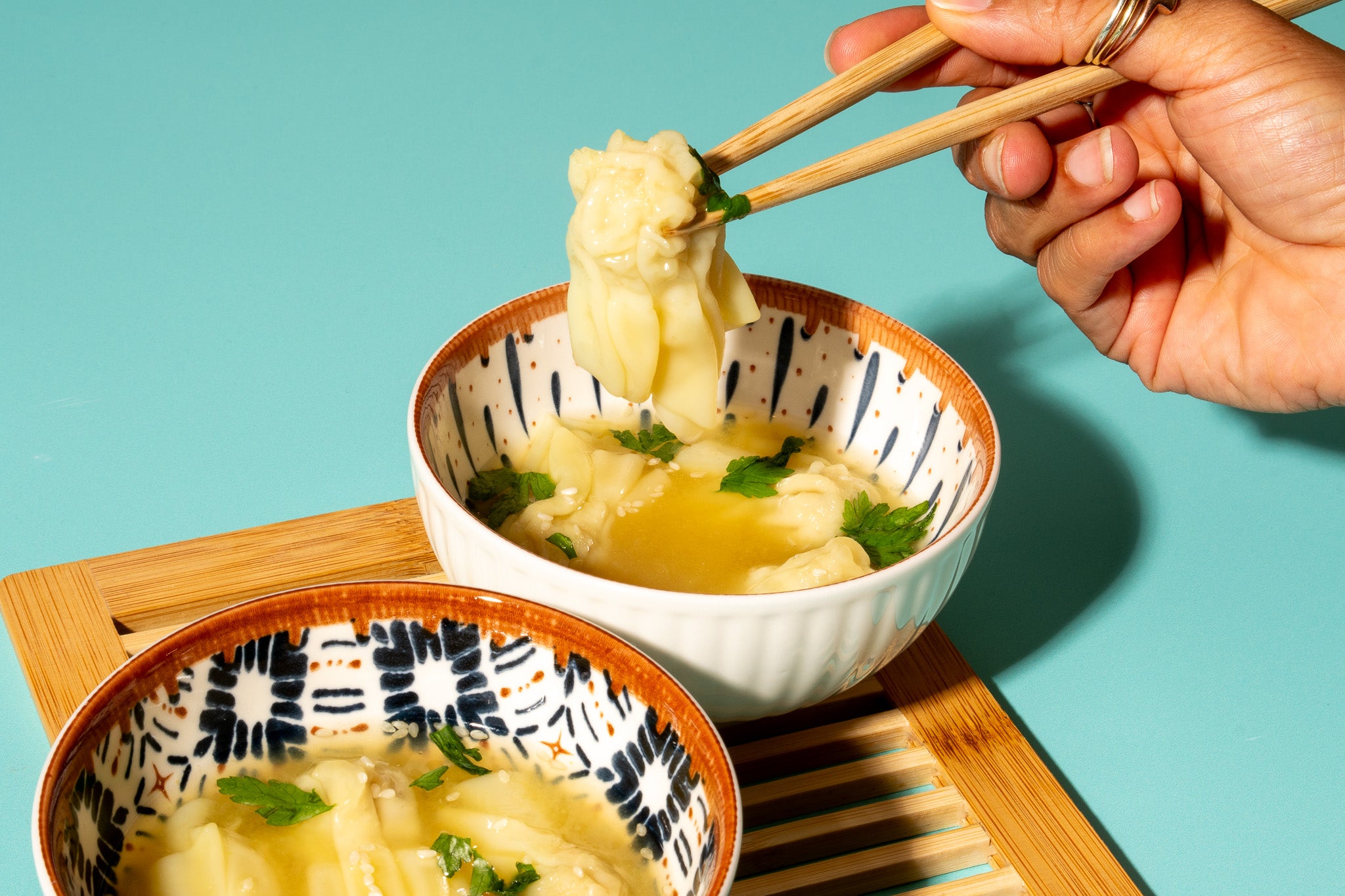 Seafood Wonton Soup (serves 2)
