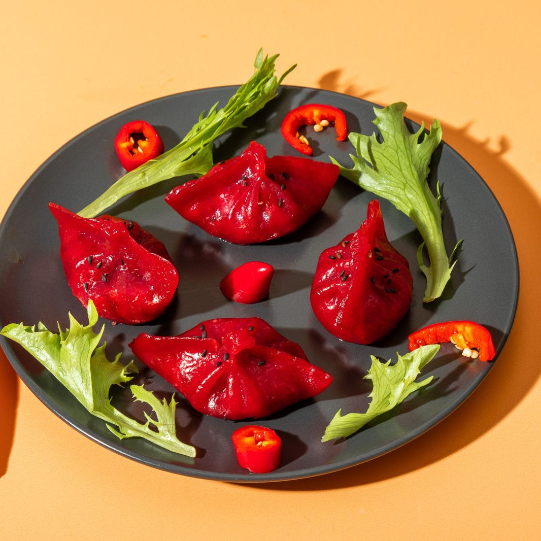 Red Devil Chicken Dumplings x 4 *Halloween Special*