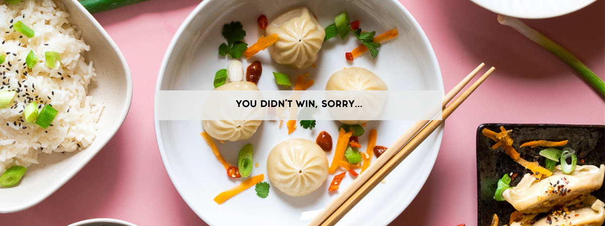 Win £150 worth of dim sum. Results from our competition.