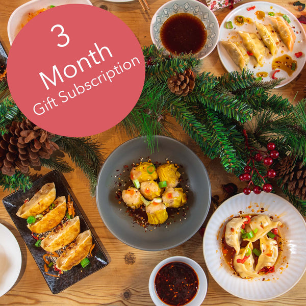 3 Month Subscription Package! The Full Package - Voucher, Steamer & Dipping Set Gift Box Bundle