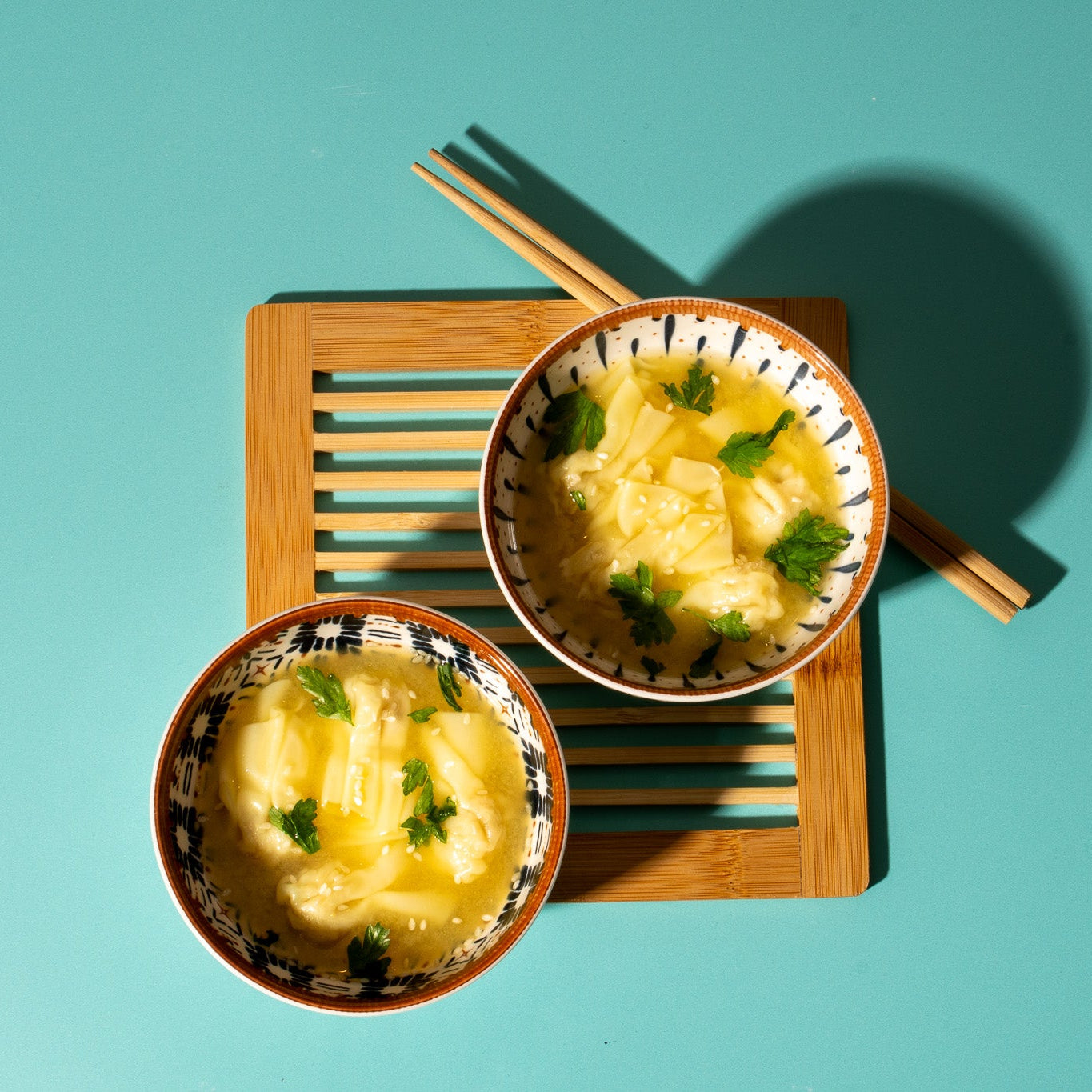 Seafood Wonton Soup (serves 2)