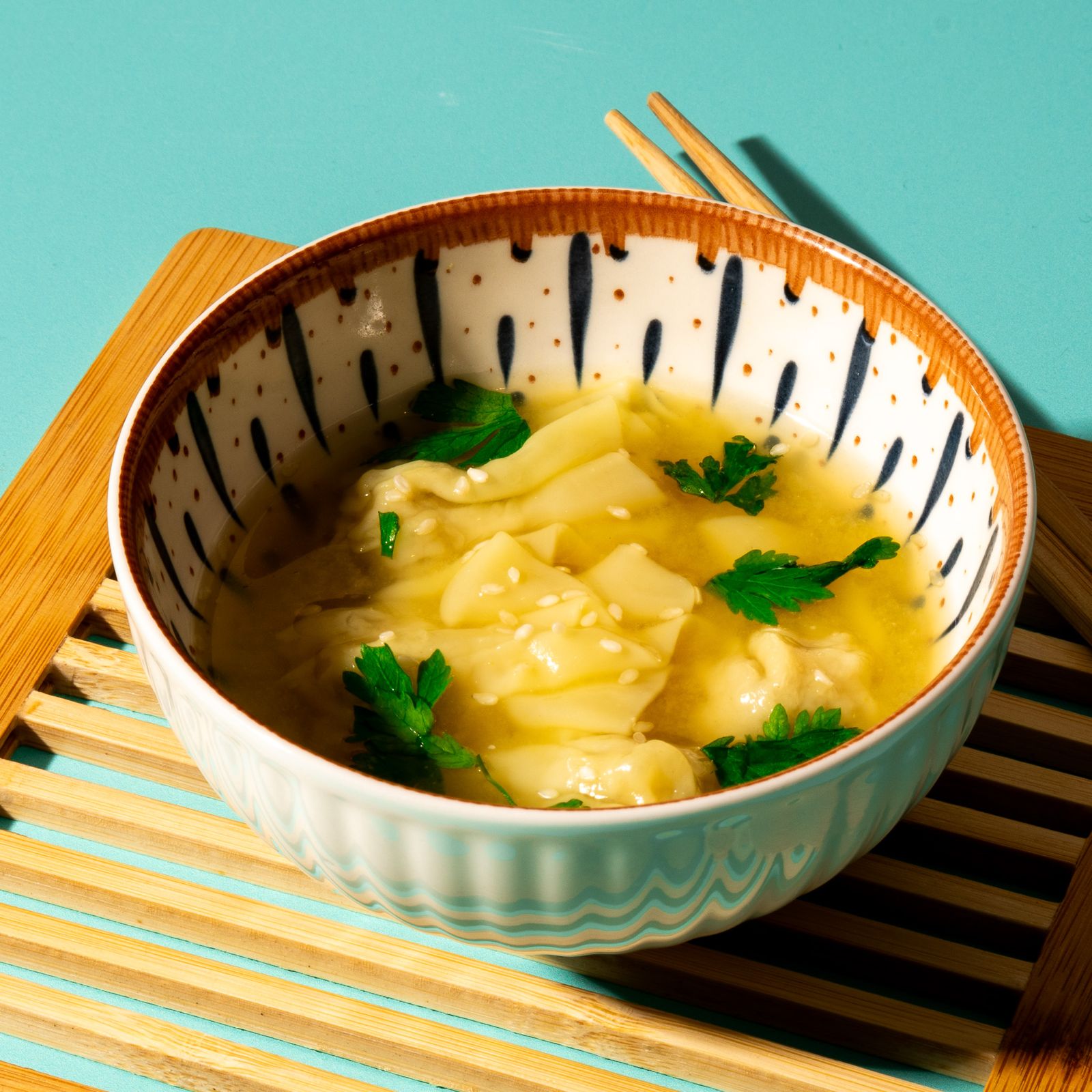 Seafood Wonton Soup (serves 2)