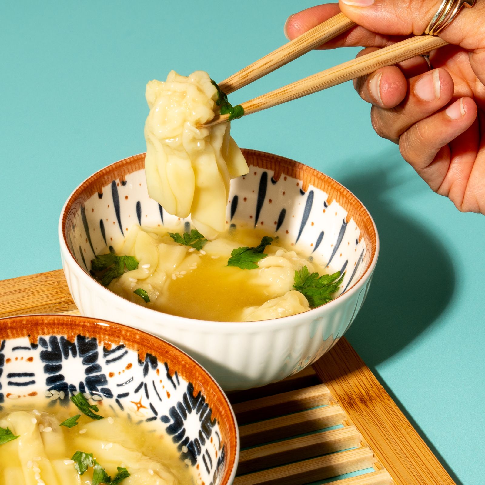 Seafood Wonton Soup (serves 2)