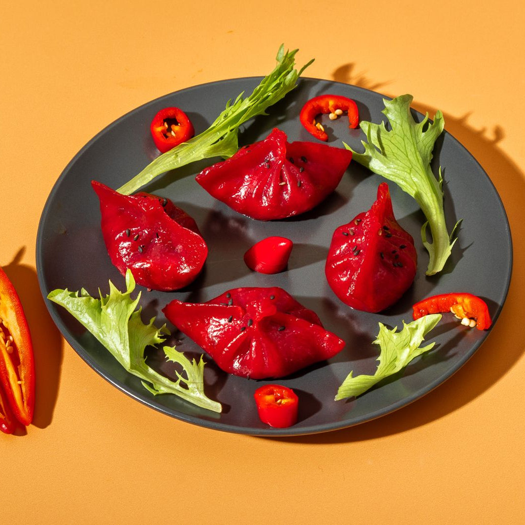 Red Devil Chicken Dumplings x 4 *Halloween Special*